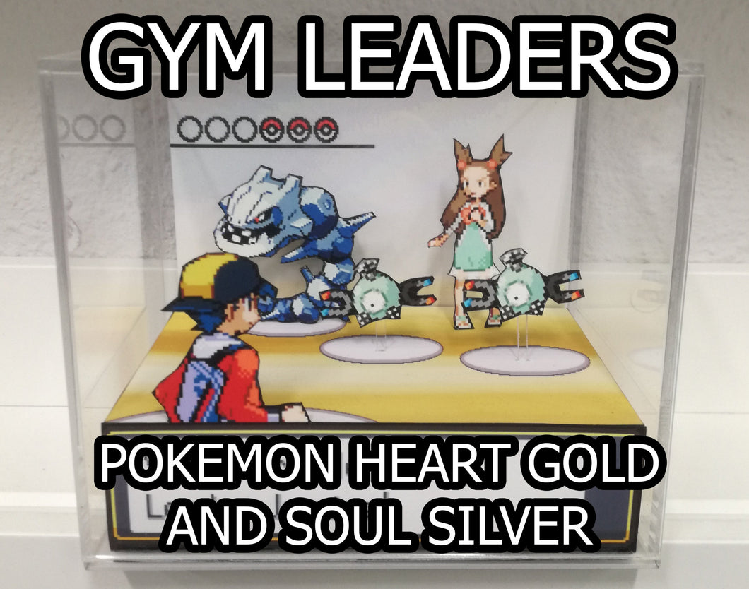 Pokemon Soul Silver/Heart Gold Lance and Clair Battle Cubic Diorama –  ARTS-MD