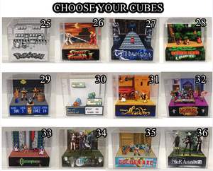 Choose 2 Mini Cubic Dioramas