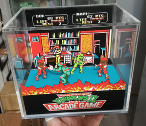 Teenage Mutant Ninja Turtles 2 Cubic Diorama