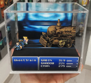 Final Fantasy VI Ghost Train Cubic Diorama