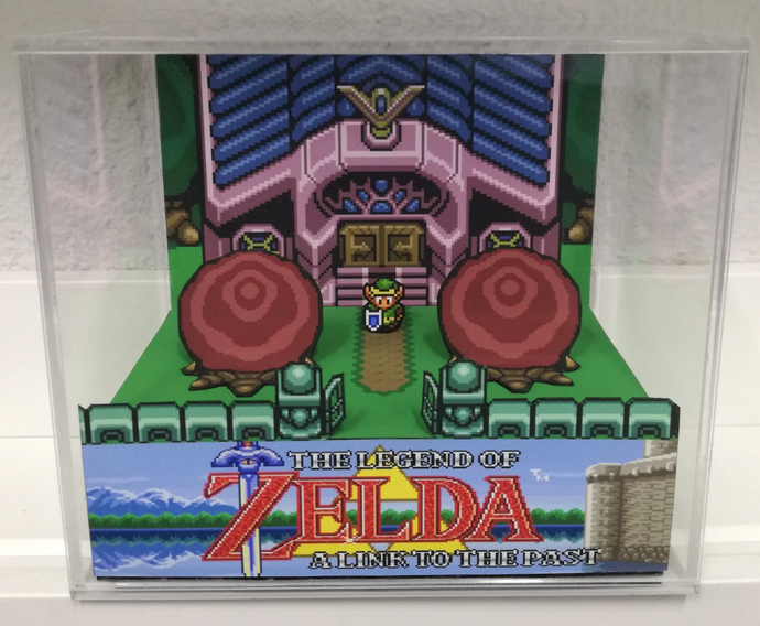 Zelda A Link to the Past Cubic Diorama