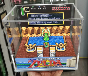 Zelda A Link to the Past - Pond of Hapiness Cubic Diorama