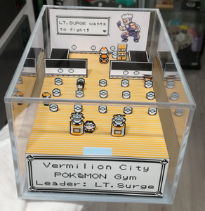 Pokemon Gym Vermilion City Cubic Diorama