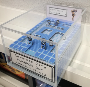 Pokemon Gym Cerulean City  Cubic Diorama