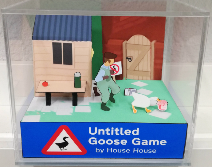 Untitled Goose Game Cubic Diorama