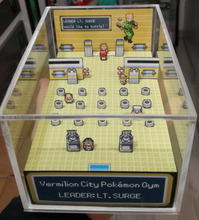 Load image into Gallery viewer, Pokemon Fire Red/Leaf Green Gym Vermilion City Cubic Diorama