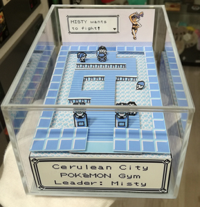 Pokemon Gym Cerulean City  Cubic Diorama