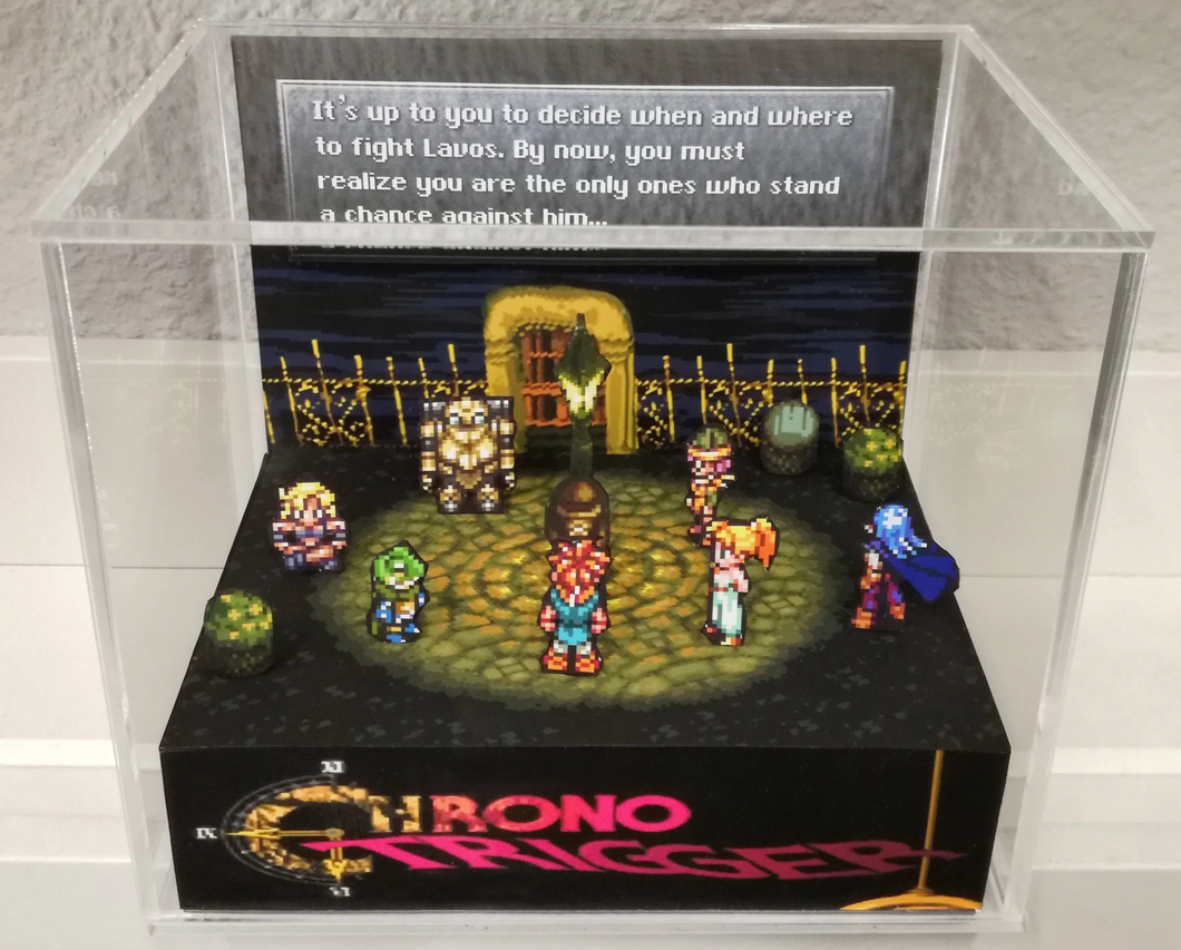 Chrono Trigger End of Time Cubic Diorama