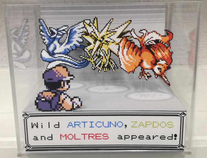 Pokemon Lugia and Ho-Oh Cubic Diorama – ARTS-MD