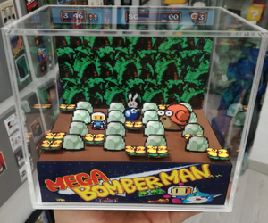 Mega Bomberman Cubic Diorama