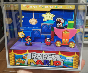 Paper Mario 64 Cubic Diorama