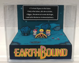 Earthbound Intro Cubic Diorama