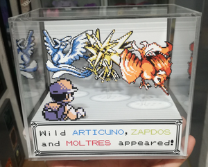 Pokemon Legendary Birds Cubic Diorama