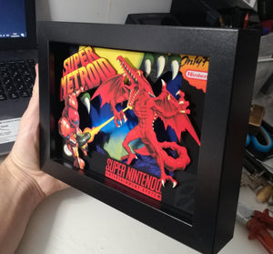 Super Metroid Cover Diorama