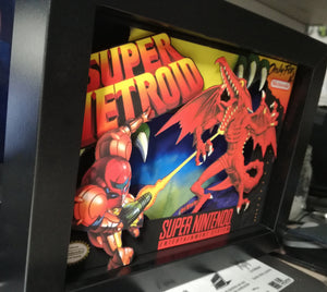 Super Metroid Cover Diorama