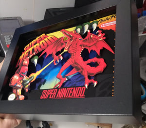 Super Metroid Cover Diorama