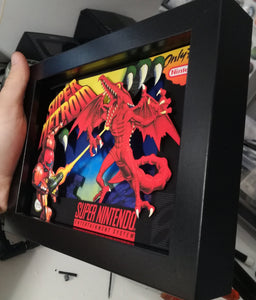 Super Metroid Cover Diorama