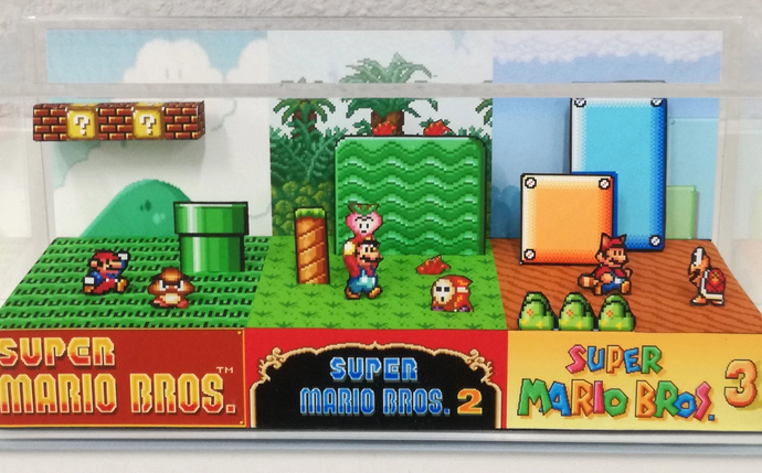Super Mario All Stars Panoramic Cube