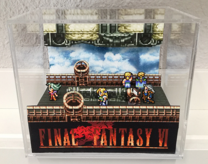 Final Fantasy VI Ending Cubic Diorama
