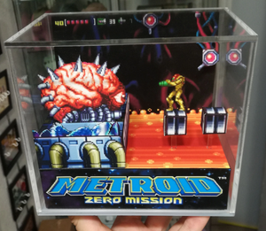 Metroid Zero Mission Cubic Diorama