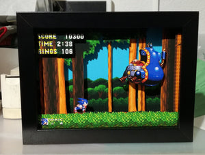 Sonic & Knuckles Diorama