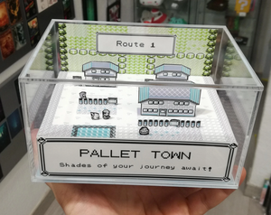 Pokemon Pallet Town Flat Cubic Diorama