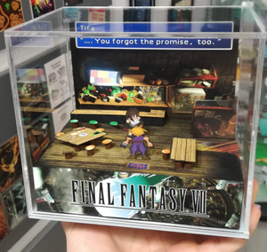 Final Fantasy VII Tifa and Cloud Cubic Diorama