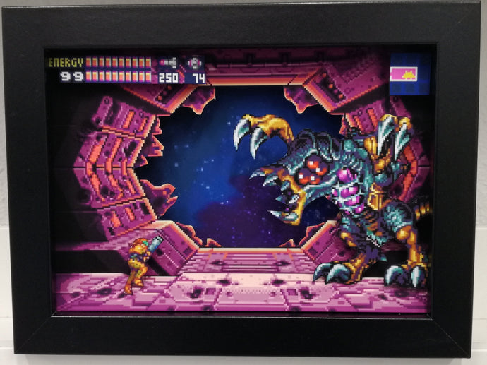 Metroid Fusion Diorama