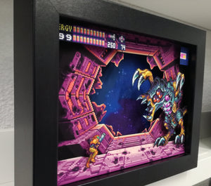 Metroid Fusion Diorama