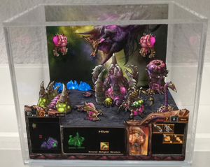 Starcraft II Zerg Cubic Diorama