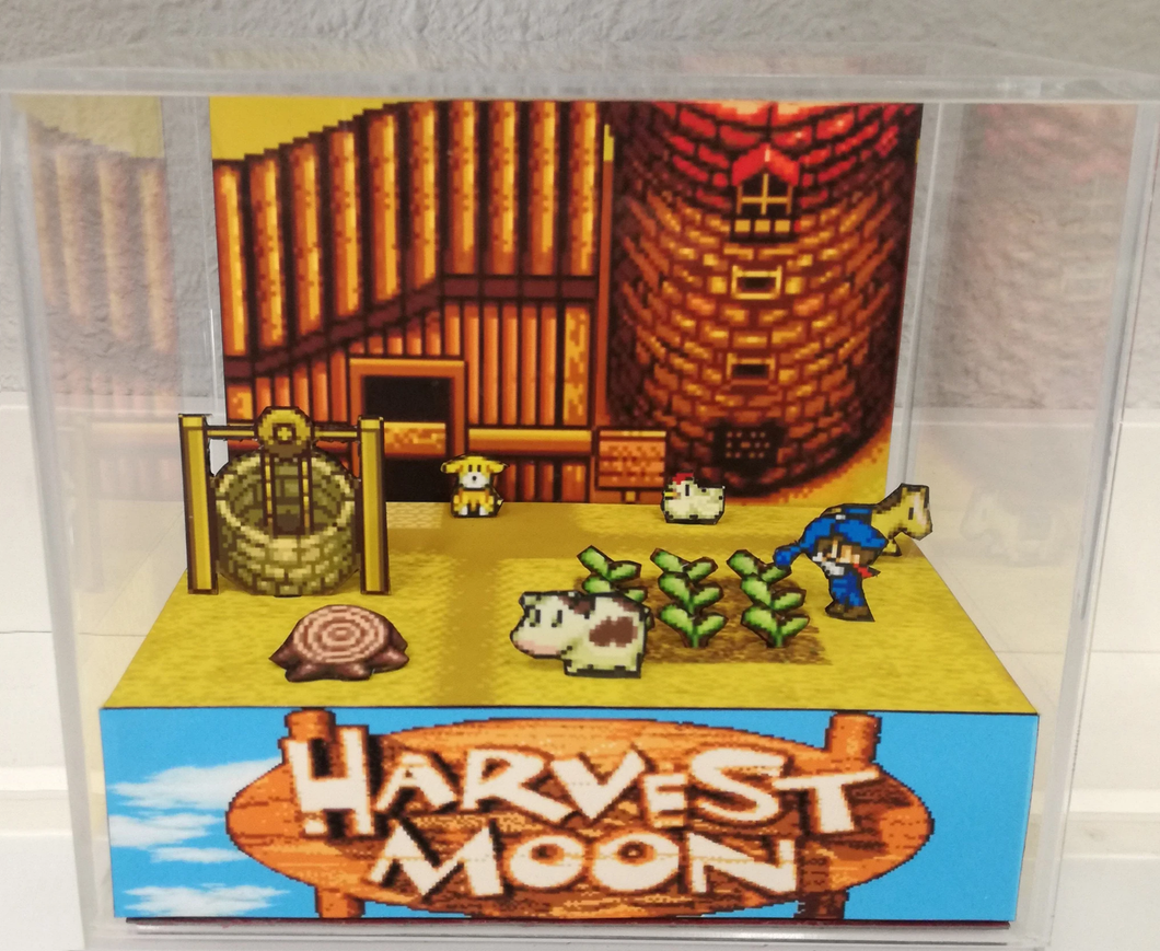 Harvest Moon Cubic Diorama