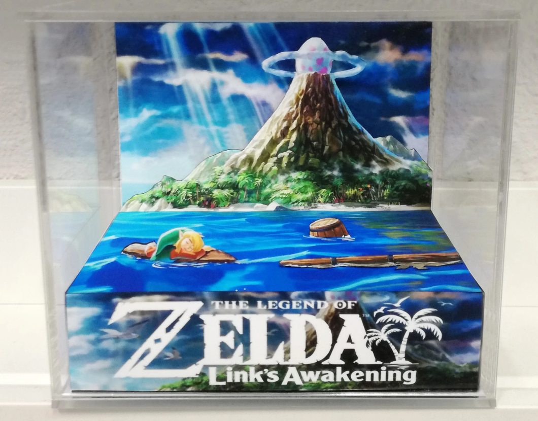 Zelda Links Awakening Island Cubic Diorama