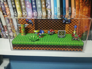 Sonic the Hedgehog Cubic Diorama