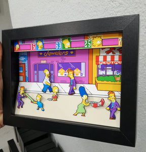 The Simpsons Arcade Diorama