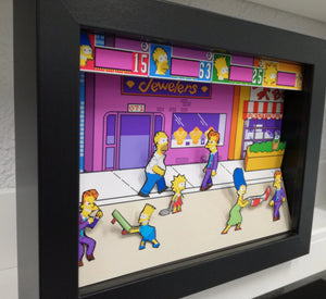 The Simpsons Arcade Diorama