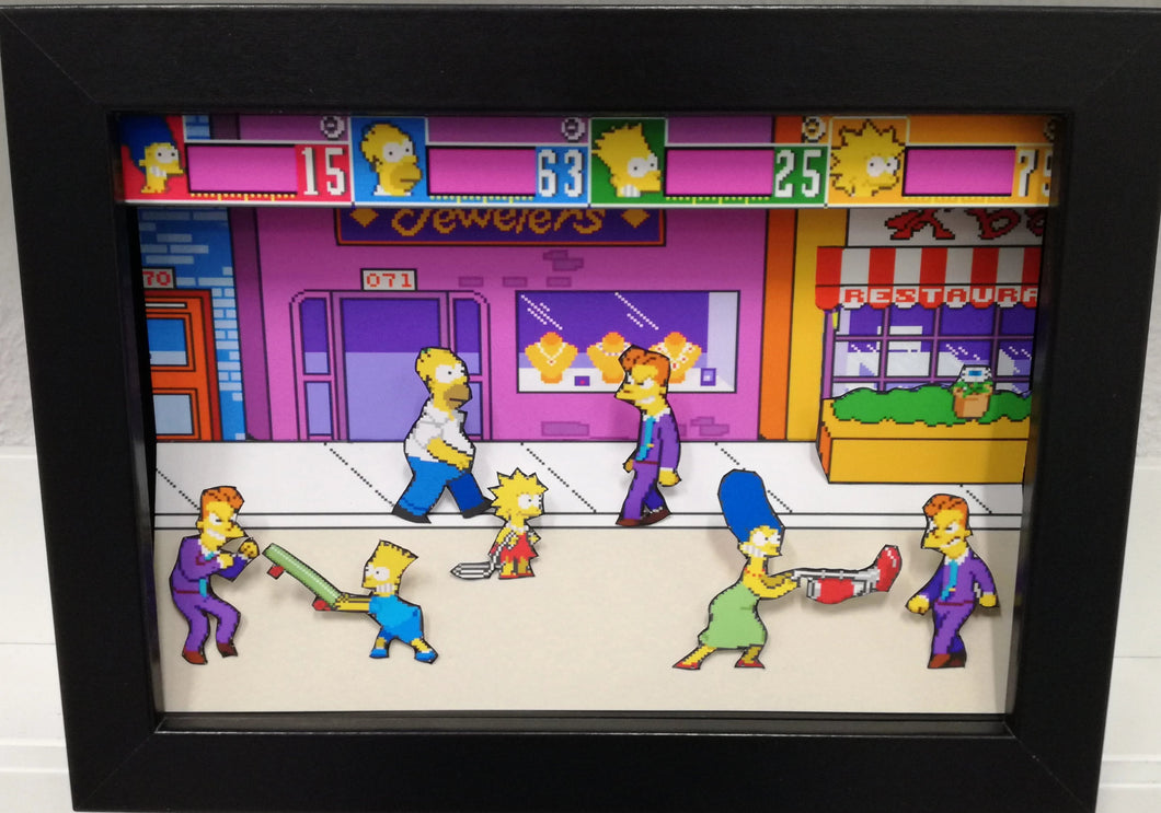 The Simpsons Arcade Diorama