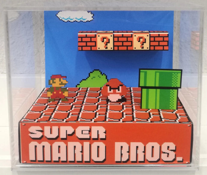 Super Mario Bros Cubic Diorama