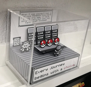 Pokemon Laboratory B Cubic Diorama