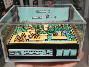 Super Mario Bros 3 Map Flat Cubic Diorama