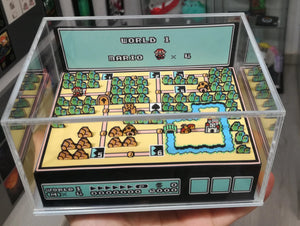 Super Mario Bros 3 Map Flat Cubic Diorama