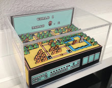 Load image into Gallery viewer, Super Mario Bros 3 Map Flat Cubic Diorama