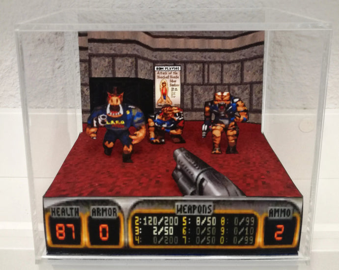 Duke Nukem 3D Cubic Diorama