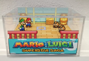 Mario & Luigi Superstar Saga Flat Cubic Diorama