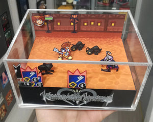 Kingdom Hearts Chain of Memories Flat Cubic Diorama