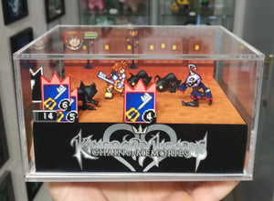 Kingdom Hearts Chain of Memories Flat Cubic Diorama