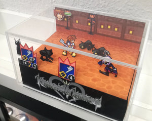 Kingdom Hearts Chain of Memories Flat Cubic Diorama