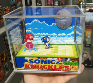 Sonic & Knuckles Cubic Diorama