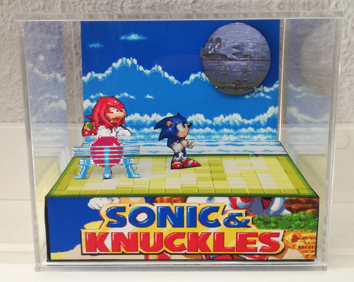 Sonic & Knuckles Cubic Diorama