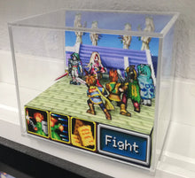 Load image into Gallery viewer, Golden Sun Saturos and Menardi Cubic Diorama