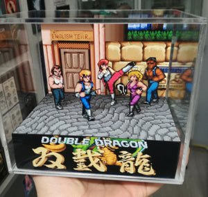 Double Dragon Arcade Cubic Diorama